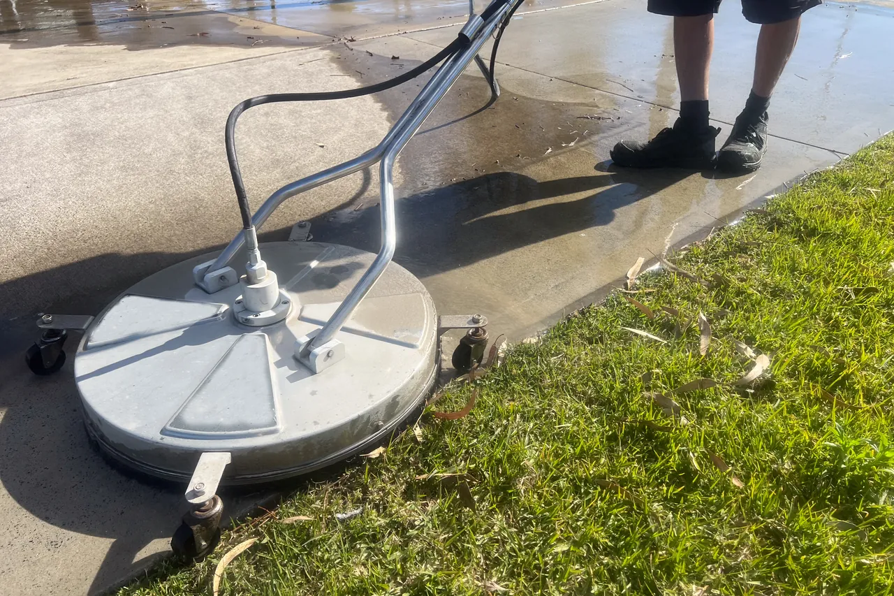 Concrete & Flatwork Cleaning by Colonel Zips
