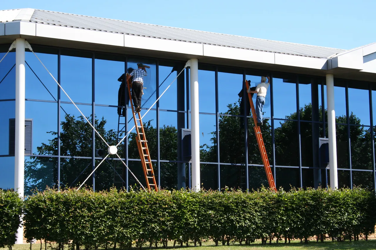 Commercial Window Cleaning by Colonel Zips
